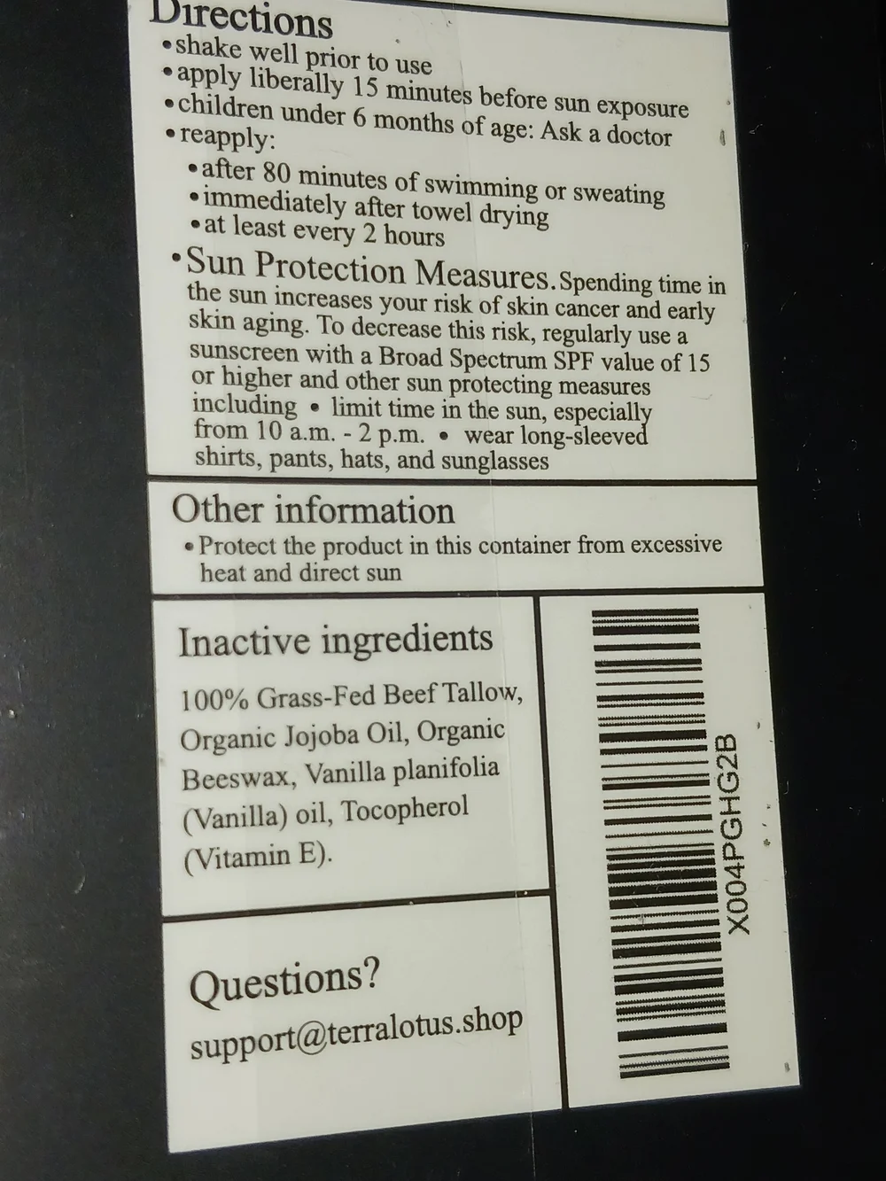 ✨️SEALED✨️ SPF 50 Organic Tallow Sunscreen